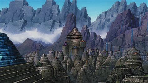 village hidden in the rocks
